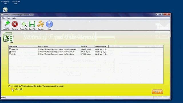 Repair corrupt excel files by Sanmaxi Excel File Repair смотреть онлайн