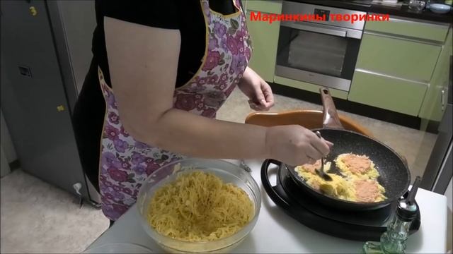 Драники с начинкой. Маринкины творинки смотреть онлайн