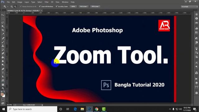 Zoom Tool || Adobe Photoshop CC Bangla Tutorial 2020 ||Abedin Rasel смотреть онлайн