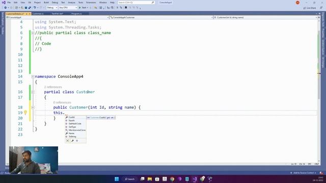 C# Partial Class for beginners смотреть онлайн