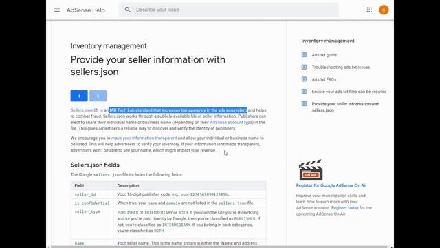 How to Solve sellers.json file in Adsense - Tamil Adsense Updates смотреть онлайн