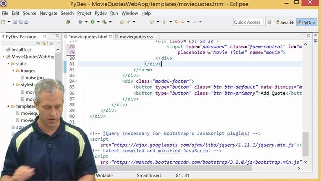 Adding a Bootstrap Horizontal Form смотреть онлайн