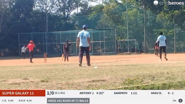 Live Cricket Match | Space Rangers vs Super Galaxy 11 | 16-Apr-23 07:46 AM 12 overs | VIKRAM CRICKE смотреть онлайн
