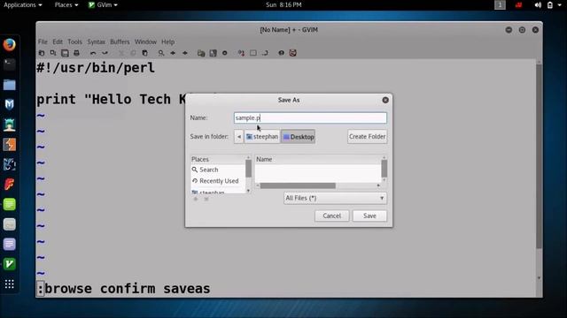 How to write and run PERL program in Linux OS. смотреть онлайн