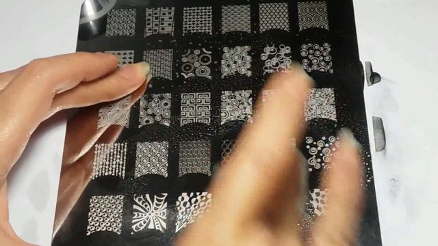 Chinese stamping plate AZ seria - B китайская пластина для стемпинга обзор смотреть онлайн