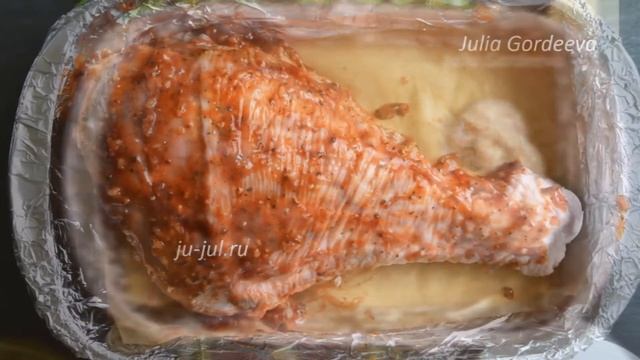 Запечённая голень индейки / Baked Turkey Drumstick