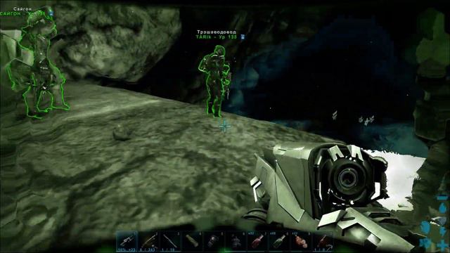 Пещера голема и сам голем. (Extinction Core)