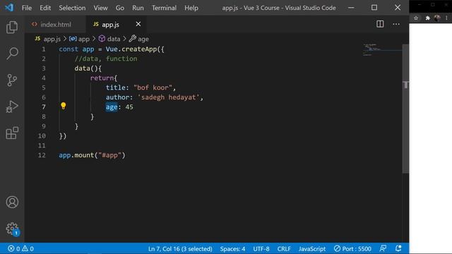 آموزش vue.js 3 - مقدمات vue 1/3 - قسمت 2 смотреть онлайн