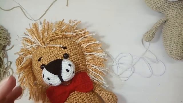 Игрушка Лев крючком, часть 4 сборка, Lion crochet, DIY смотреть онлайн