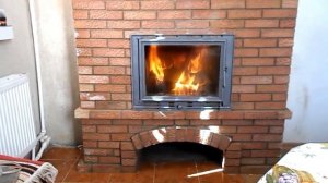 Печь из кирпича с водяным контуром