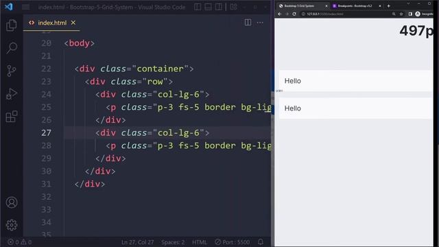 New Grid System in Bootstrap 5 (Practical Examples) смотреть онлайн