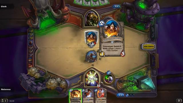 Hearthstone Curse Of Naxxramas Construct Quarter Heroic Gameplay ITA смотреть онлайн