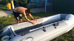 ЛЁГКИЙ СПОСОБ  ОТМЫТЬ ЛОДКУ ПВХ