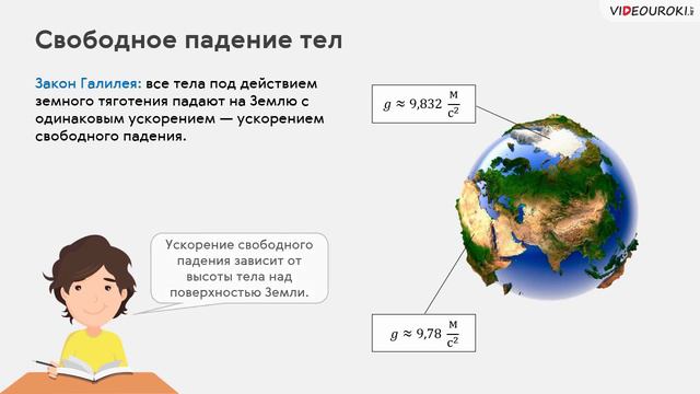 13 Свободное падение тел смотреть онлайн