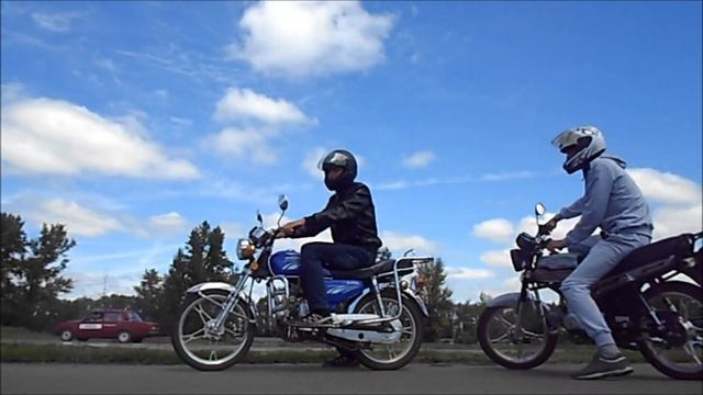 Покатушки Orion 125 lux и Alpha Racer смотреть онлайн