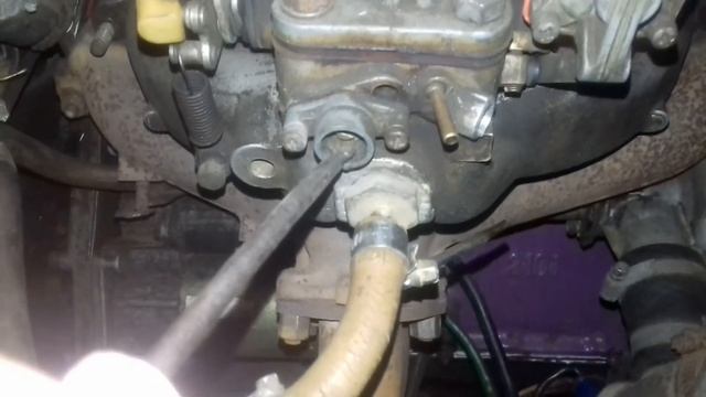 Замена штока сцепления+поднятие холостого хода Ваз 2101 смотреть онлайн