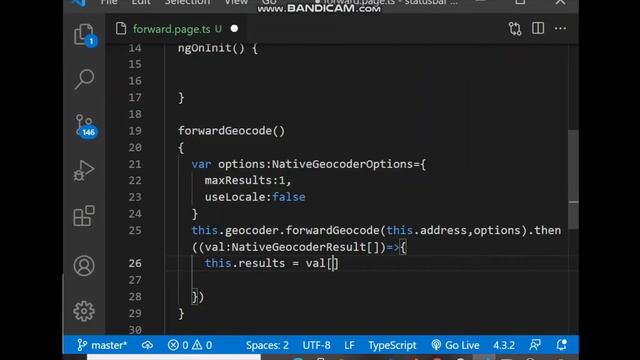 Native geocoder plugin in ionic capacitor app for forward geocoding смотреть онлайн