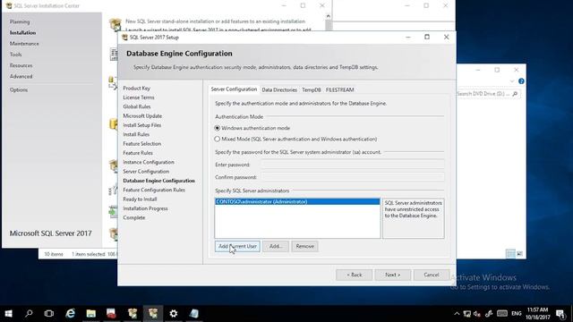 SQL Server 2017 Installation. Установка и начальная настройка смотреть онлайн