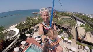 Самый длинный зиплайн Проверяем уровень смелости у Семы и Флориды Влог путешествие смотреть онлайн