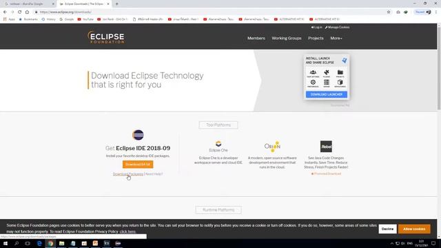 JAVA พื้นฐาน EP 1/6 เนื้อหาที่สอน ดาวน์โหลด และตั้งค่าโปรแกรม Eclipse смотреть онлайн