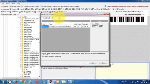 Read GS1 128 With ByteScout BarCode Reader SDK смотреть онлайн