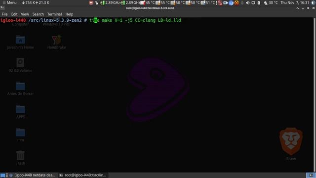 Compilacion Linux Kernel Con Clang En Distribucion Gentoo. смотреть онлайн