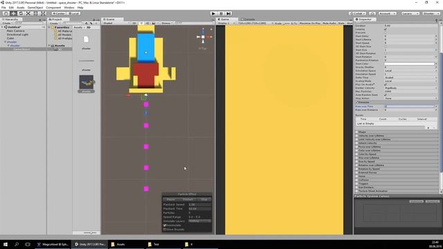 Unity - система частиц (Particle System). смотреть онлайн