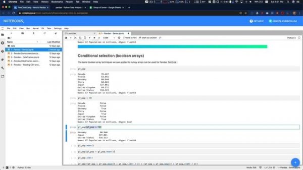 Data Analysis with Python - Full Course for Beginners (Numpy, Pandas, Matplotlib, Seaborn)