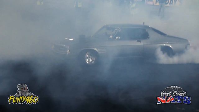 HQ MONARO "TUFF 383" BURNOUT AT WEST COAST NATS смотреть онлайн