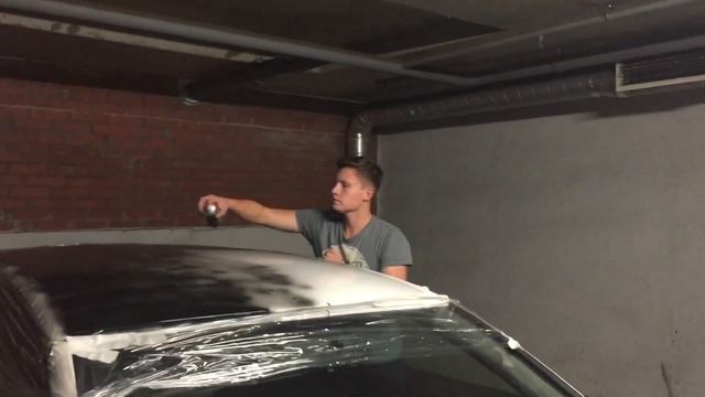 Покраска жидкой резиной крыши, всего за 700 рублей и плёнка не нужна. ШОК!!! смотреть онлайн