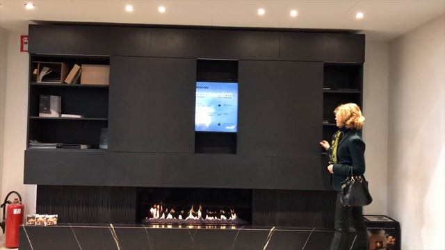 Газовый камин Luna 1300H Diamond Gas, M-DESIGN. В салонах "Камины & печи FLAMBIS". смотреть онлайн