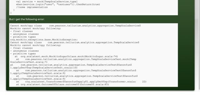How to mock a function within Scala object using Mockito? смотреть онлайн