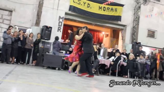 JULIO BALMACEDA Y CORINA DE LA ROSA en la Milonga del Moran (Tango) "Y volvemos a querernos" смотреть онлайн