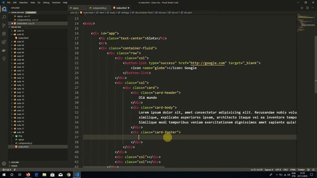 Curso de Vuejs - 28 - Slots смотреть онлайн