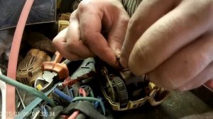 Ремонт проводки болгарки DeWALT Скрутки и Суперскрутки