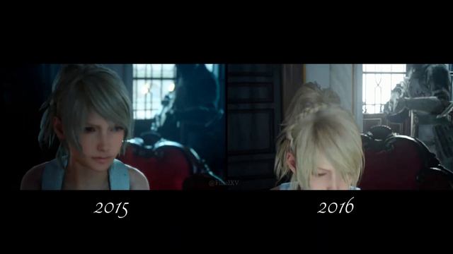 FINAL FANTASY XV: Lunafreya Nox Fleuret - Design Comparison | TGS 2015 vs. 2016 смотреть онлайн