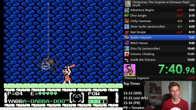 The Flintstones: The Surprise at Dinosaur Peak! Any% 15:11.91 смотреть онлайн