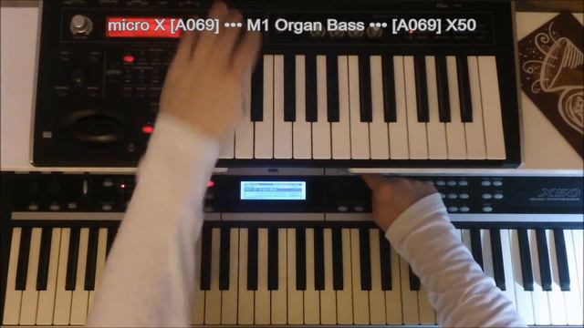 Korg MicroX & Korg X50 comparison - audition program A смотреть онлайн