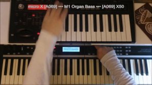 Korg MicroX & Korg X50 comparison - audition program A