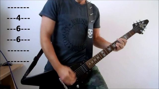 The Misfits - Scream - Play Along Guitar Tutorial смотреть онлайн