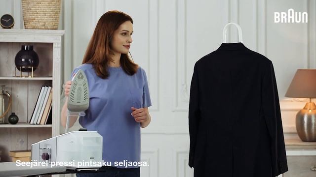 Kuidas triikida ülikonna pintsakut ja pükse? | aurugeneraator Braun CareStyle 7 Pro смотреть онлайн