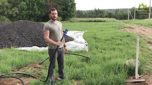 Коттеджный поселок Центральное Раздолье. Запуск системы водоснабжения. Участок в Приозерском Районе смотреть онлайн