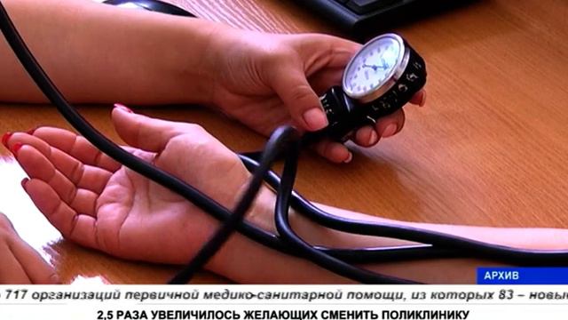 2,5 РАЗА УВЕЛИЧИЛОСЬ ЖЕЛАЮЩИХ СМЕНИТЬ ПОЛИКЛИНИКУ