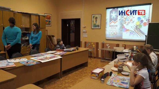 Рисуем Олимпиаду: юные художники посвящают свои работы спортсменам смотреть онлайн