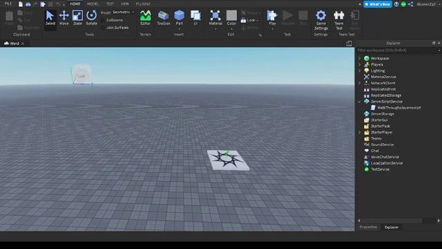 Walk Through players Script - Roblox Studios смотреть онлайн