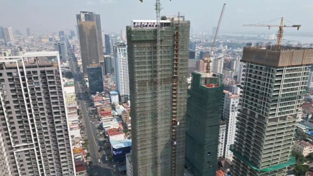 4K Update Phnom Penh. View Capital Of Cambodia, Building Construction Skyscrapers In Phnom Penh 202