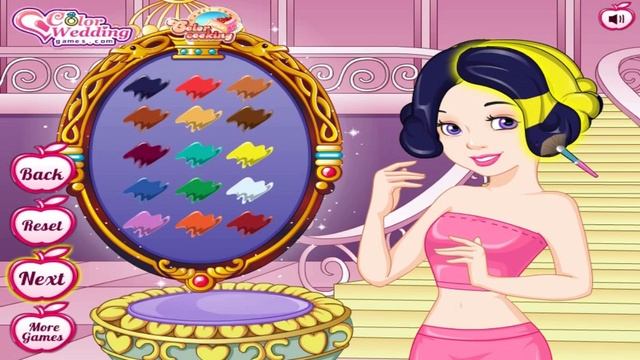 Snow White Haircuts Design - Game - Disney Princess Snow White Games смотреть онлайн
