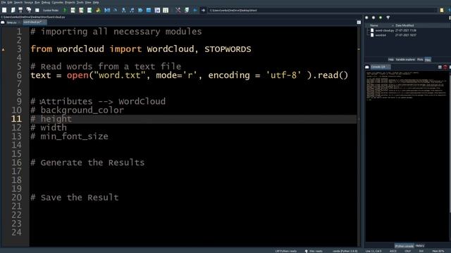 Create Word-Cloud with Python | Fun with Python | The Programmers Talk смотреть онлайн