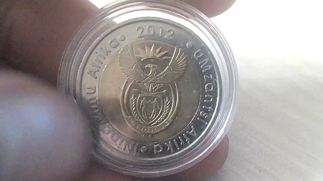 Биметаллические монеты ЮАР 5 рандов 2012 (682) Регулярная смотреть онлайн