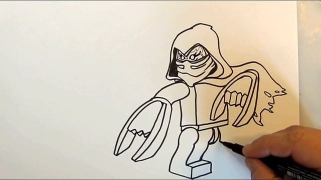 How to Draw NINJAGO#Krux and Acronix together#LEGO#step by step смотреть онлайн